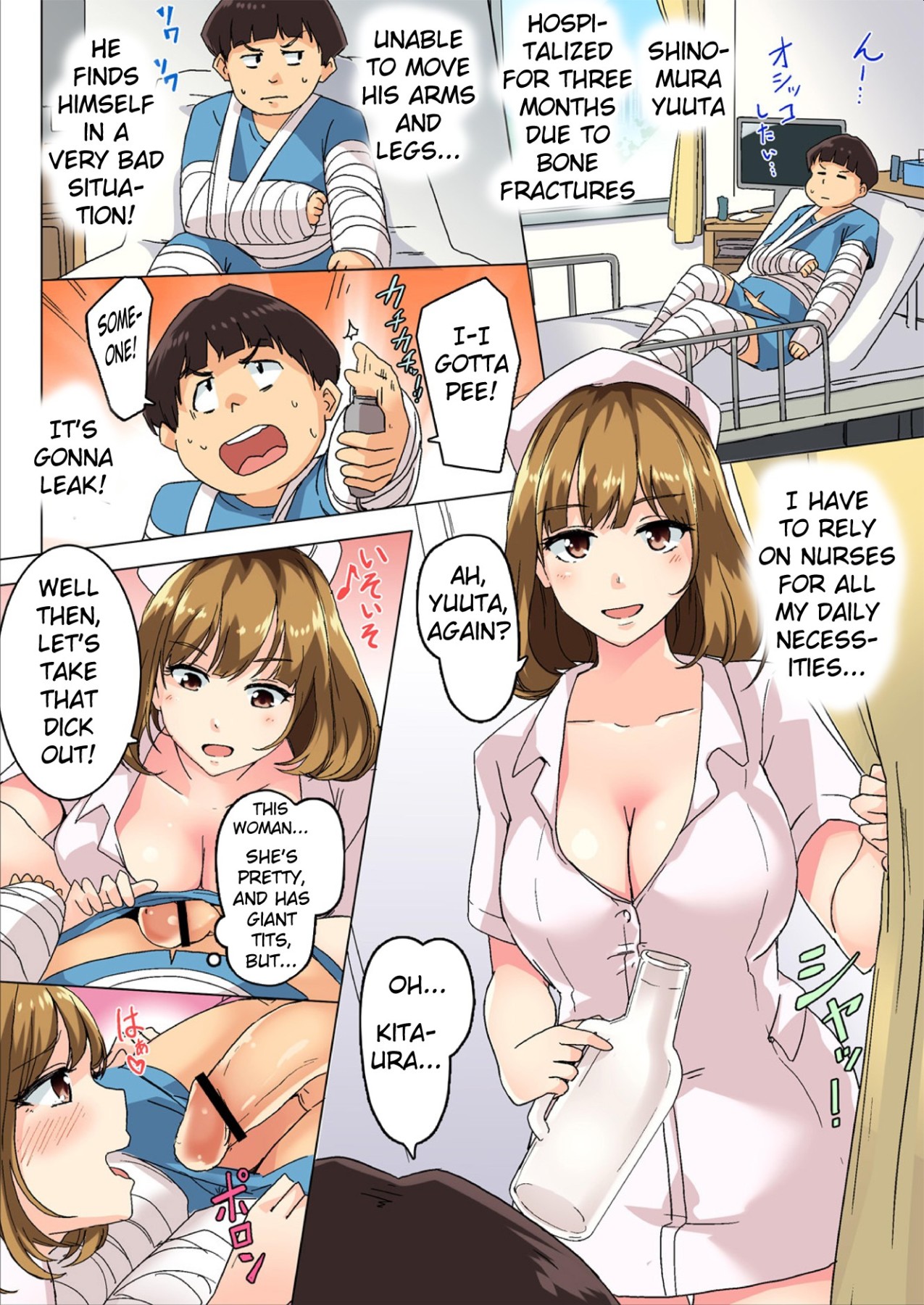 Hentai Manga Comic-A Blue-Balling Nurse's Agonizing Curse-Read-2